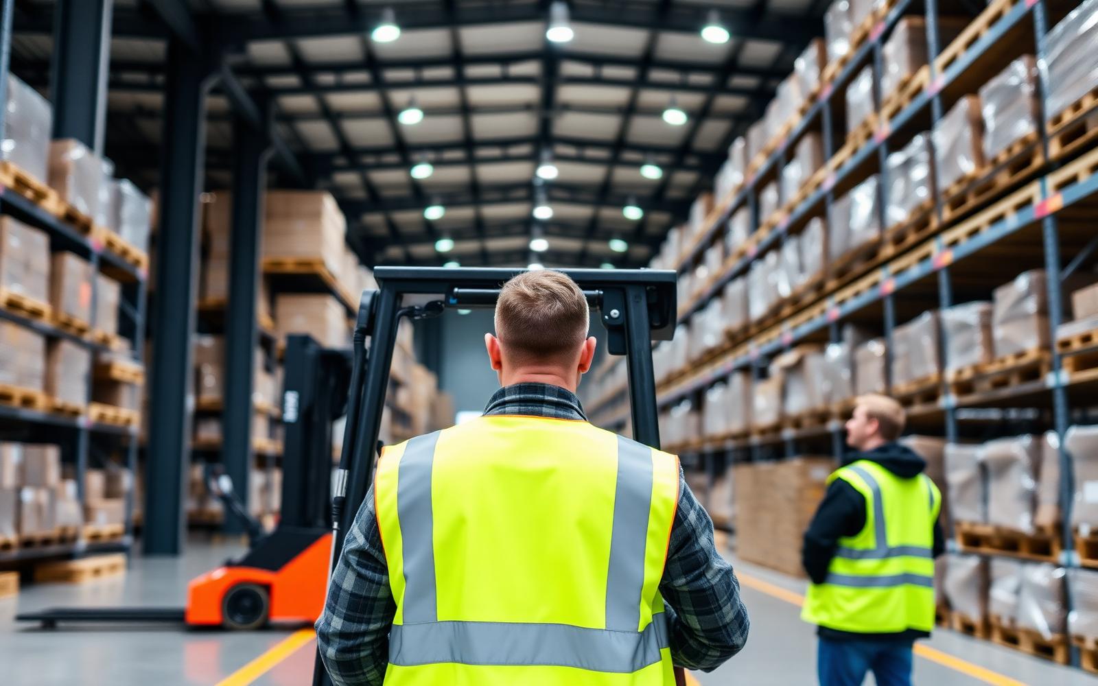 FRANTO LOGISTICS LIMITED warehouse operations with forklift and pallet racking